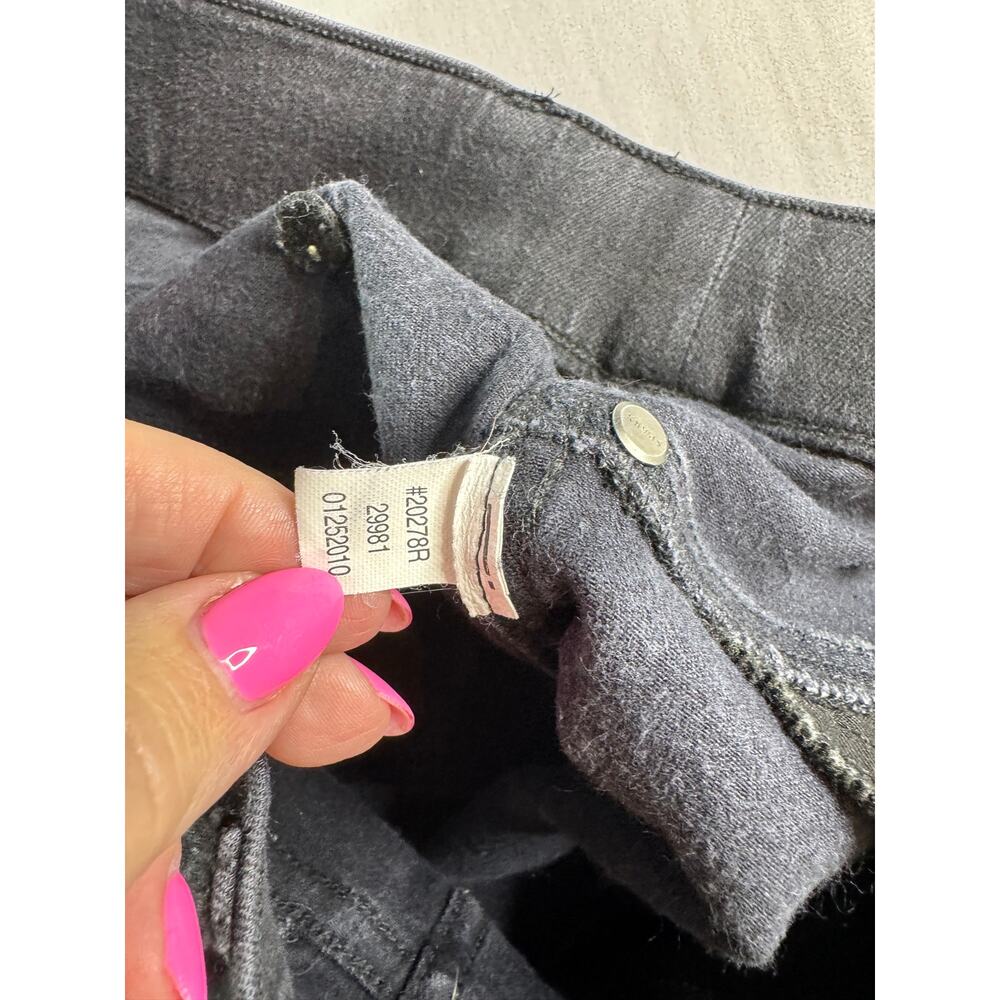 SPANX EveryWear Ankle Skinny Jeans Medium Black High Rise Pull On Shaping 20278R - Picture 5 of 9